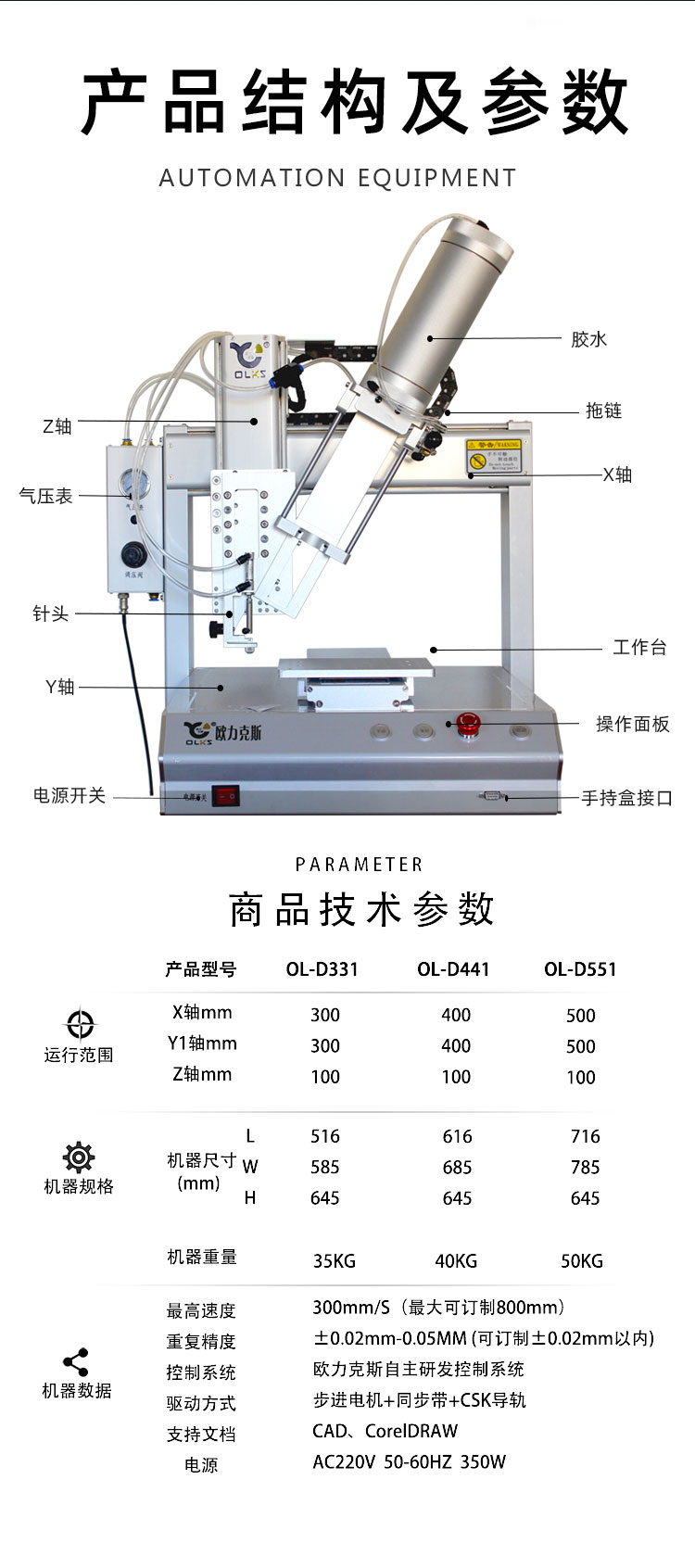 精密AB點膠機參數(shù)